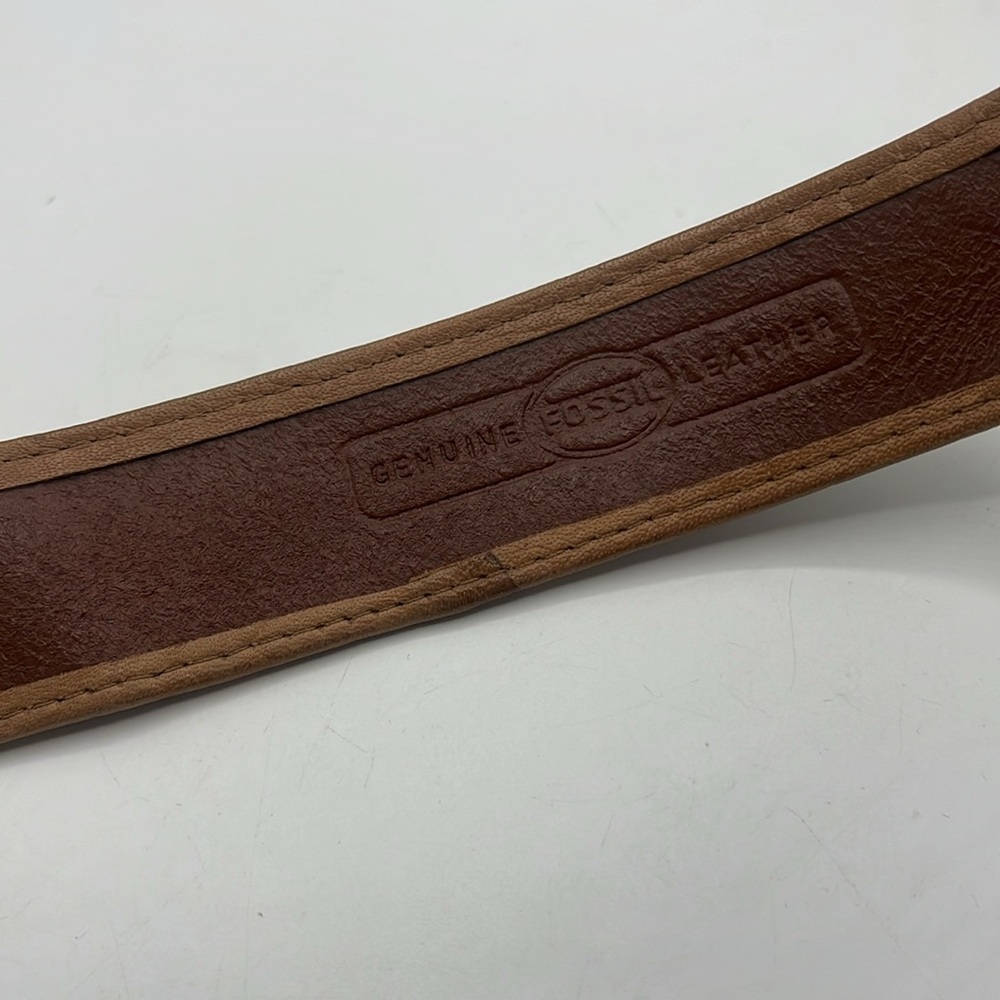 Fossil, Leather And Patchwork Belt - image 5